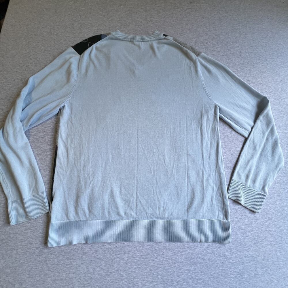Vintage Y2K GAP Sweater Mens Large Argyle Diamond V Neck‎ Pullover Preppy Golf - Picture 5 of 9